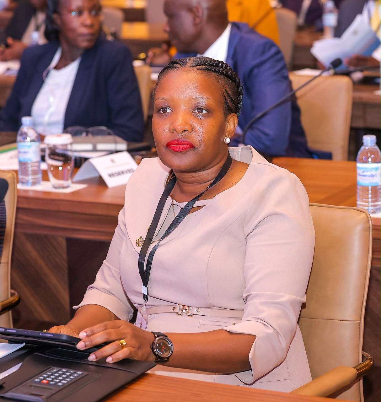 Portrait of Sheilah Amaniyo at a conference